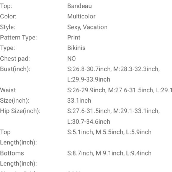 🆕Autumn bandeau w/sleeve 2 piece swim set - Picture 8 of 8